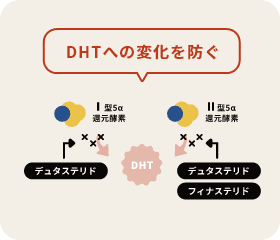 DHTへの変化を防ぐ