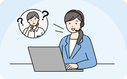 ウェブ作業が苦手な方も充実のサポート