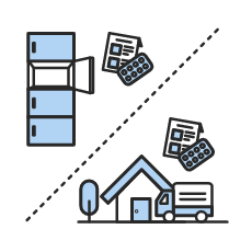 指定した方法・場所でお薬を受取る